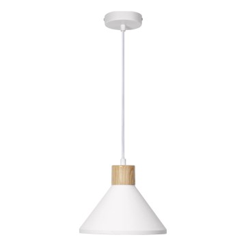 Ledvance - Ljuskrona med textilsladd DECOR PLASTER 1xE27/25W/230V diameter 22 cm plåster vit