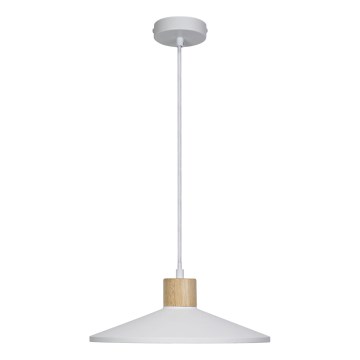 Ledvance - Ljuskrona med textilsladd DECOR PLASTER 1xE27/25W/230V diameter 32 cm plåster vit