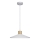 Ledvance - Ljuskrona med textilsladd DECOR PLASTER 1xE27/25W/230V diameter 32 cm plåster vit
