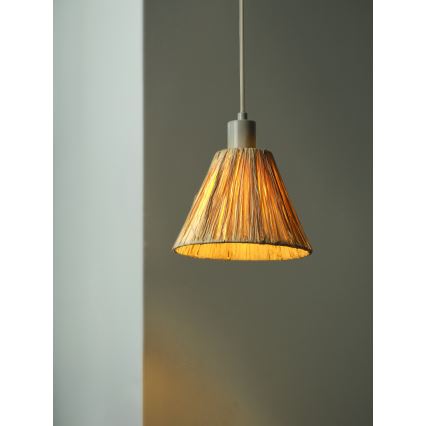 Ledvance - Ljuskrona med textilsladd DECOR RAFFIA 1xE27/15W/230V
