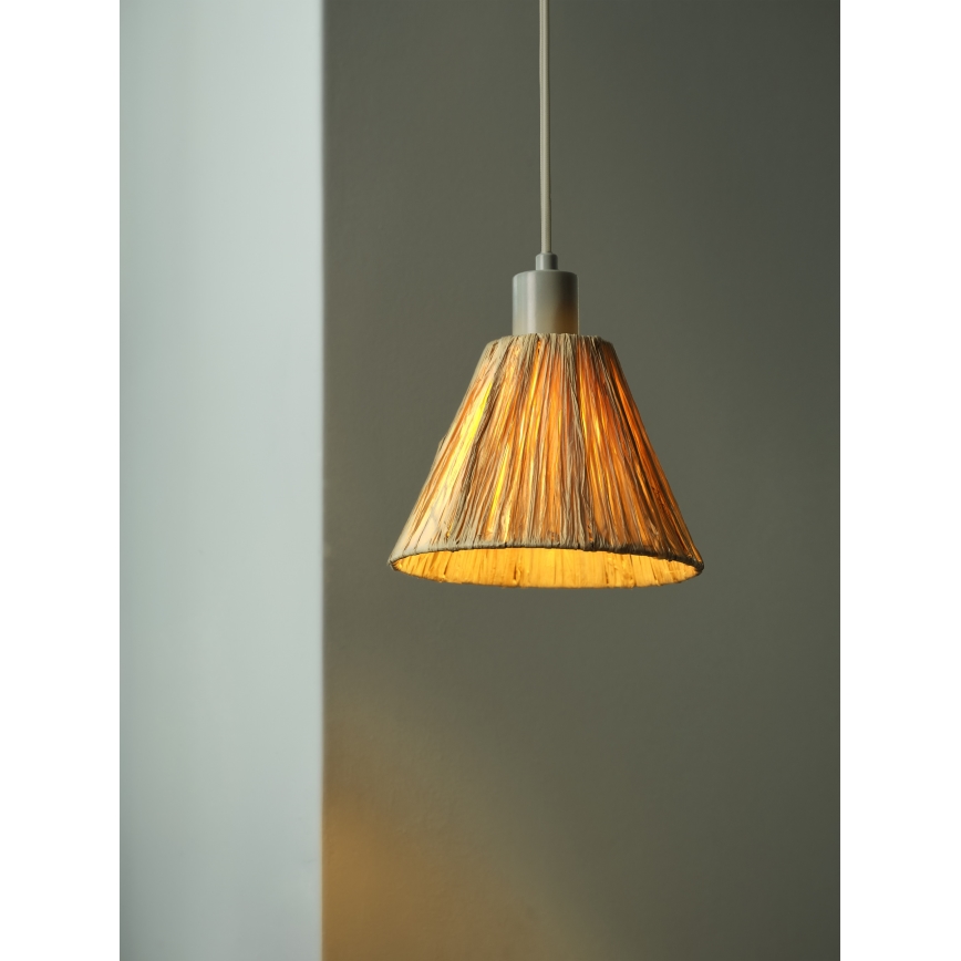 Ledvance - Ljuskrona med textilsladd DECOR RAFFIA 1xE27/15W/230V