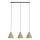 Ledvance - Ljuskrona med textilsladd DECOR RAFFIA 3xE27/15W/230V raffiabaster