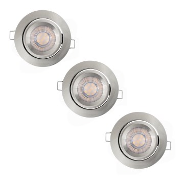 Ledvance - SET 3x LED Dimbart infällt ljus SIMPLE LED / 4,9W / 230V