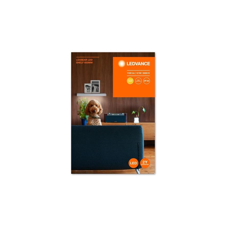 Ledvance - Shelf-hylla LED-belysning LINEAR LED/12W/230V 60 cm IP44
