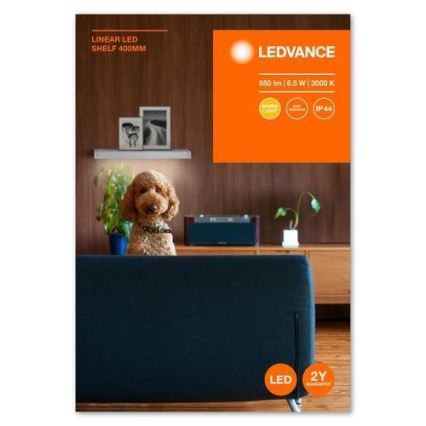Ledvance - Shelf-hylla LED-belysning LINEAR LED/6,5W/230V 40 cm IP44