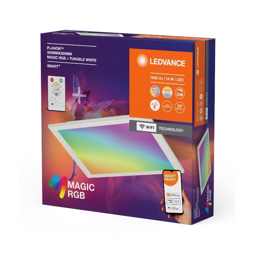 Ledvance - LED RGBW Dimbart takarmatur SMART+ MAGIC LED/14W/230V 2700-6500K Wi-Fi + fjärrkontroll