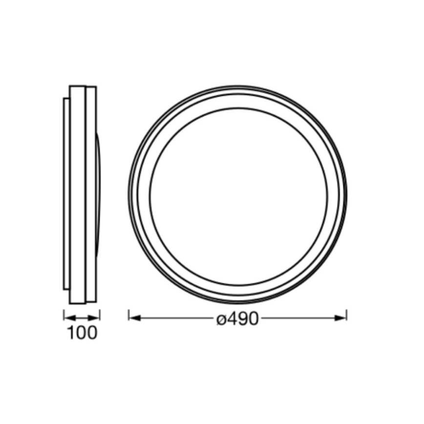 Ledvance - LED RGBW Dimbart takarmatur SMART+ MAGIC LED/38W/230V 2700-6500K Wi-Fi