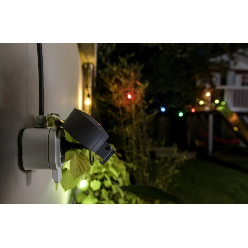 Ledvance - Smart utomhus uttag SMART+ 3680W/230V/Typ F/SCHUKO 16A IP44
