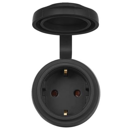 Ledvance - Smart utomhus uttag SMART+ 3680W/230V/Typ F/SCHUKO 16A IP44 svart