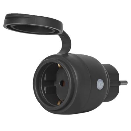 Ledvance - Smart utomhus uttag SMART+ 3680W/230V/Typ F/SCHUKO 16A IP44 svart