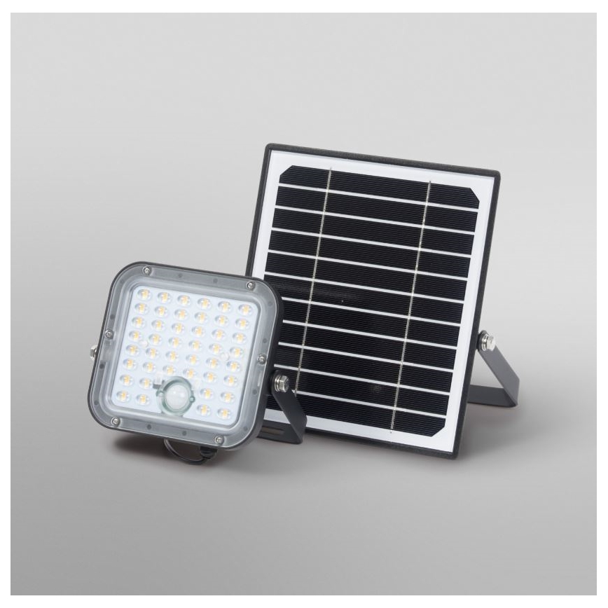 Ledvance - LED Dimbar solcellsstrålkastare med en rörelse- och skymningssensor FLOOD SPLIT LED/10W/3,2V 5000 mAh IP65 + fjärrkontroll