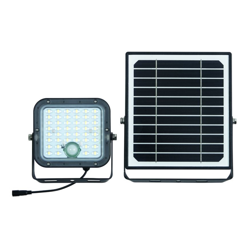 Ledvance - LED Dimbar solcellsstrålkastare med en rörelse- och skymningssensor FLOOD SPLIT LED/10W/3,2V 5000 mAh IP65 + fjärrkontroll