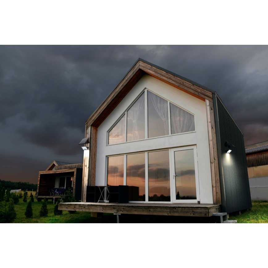 Ledvance - LED Dimbar solcellsstrålkastare med sensor FLOOD SPLIT LED/30W/6,4V 5000 mAh IP65 + fjärrkontroll