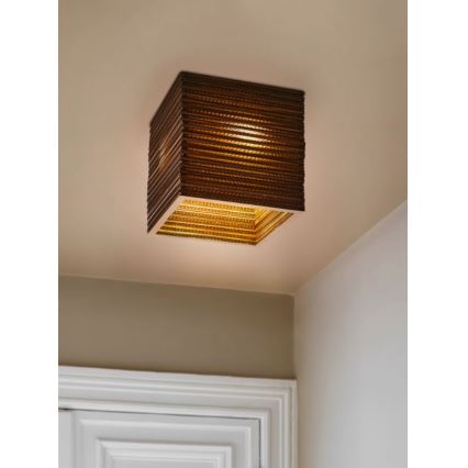 Ledvance - Taklampa DECOR CARDBOARD 1xE27/15W/230V 25x25 cm