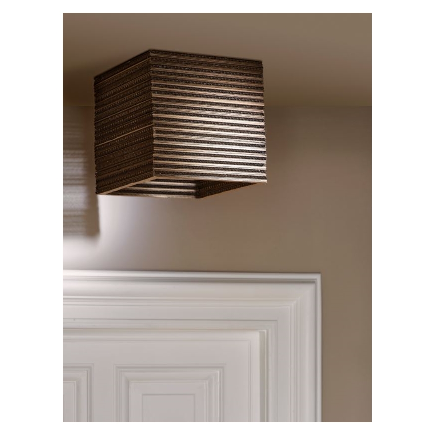 Ledvance - Taklampa DECOR CARDBOARD 1xE27/15W/230V 25x25 cm