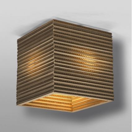 Ledvance - Taklampa DECOR CARDBOARD 1xE27/15W/230V 25x25 cm