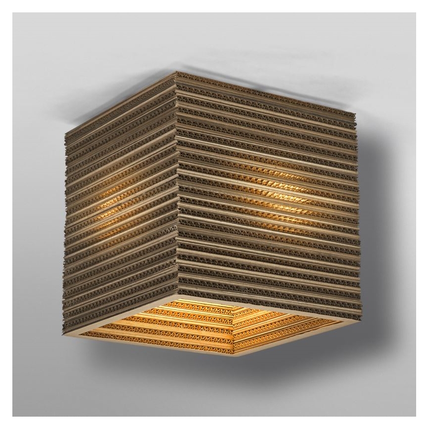 Ledvance - Taklampa DECOR CARDBOARD 1xE27/15W/230V 25x25 cm