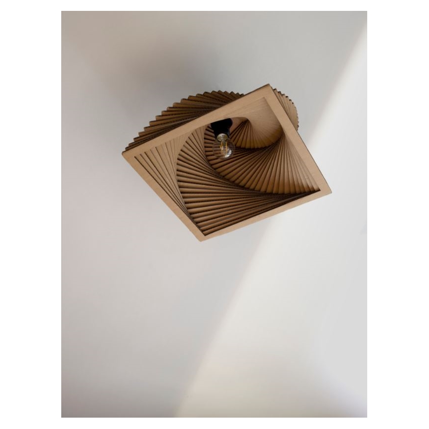 Ledvance - Taklampa DECOR CARDBOARD 1xE27/15W/230V 40x40 cm