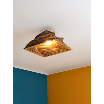Ledvance - Taklampa DECOR CARDBOARD 1xE27/15W/230V 40x40 cm