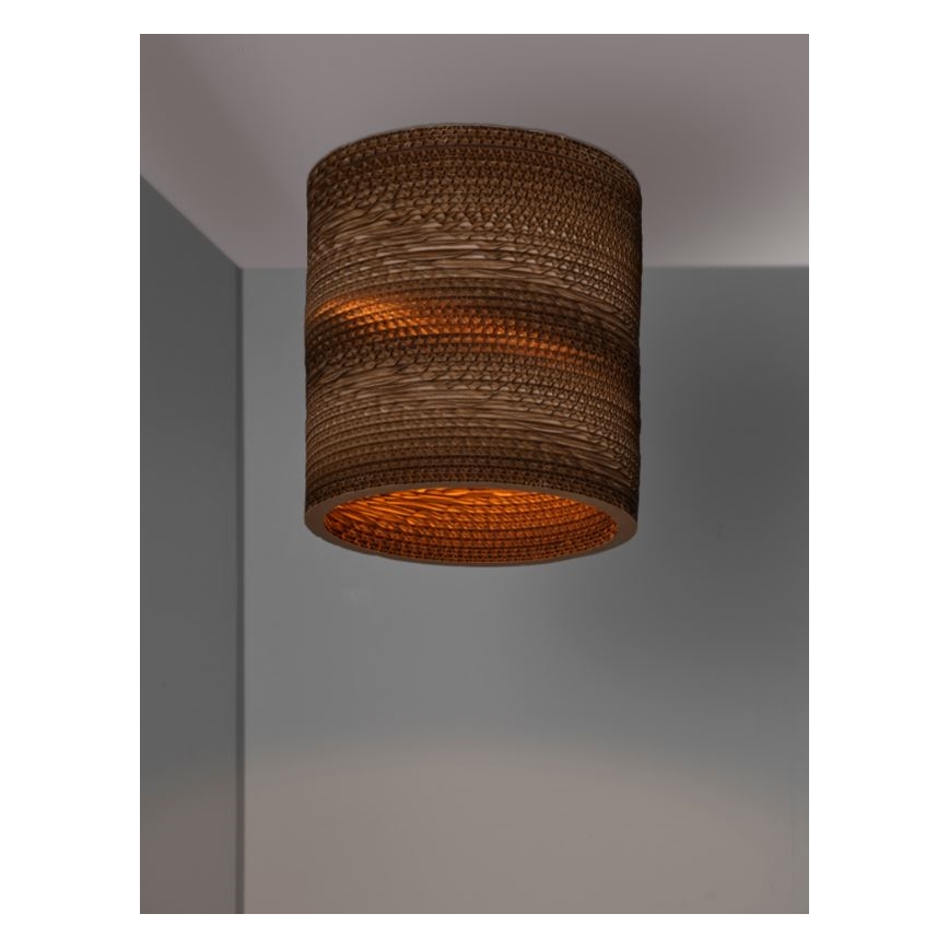Ledvance - Taklampa DECOR CARDBOARD 1xE27/15W/230V diameter 25 cm
