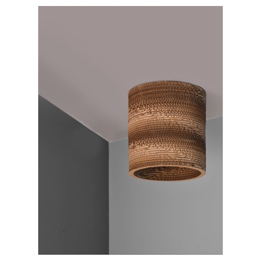Ledvance - Taklampa DECOR CARDBOARD 1xE27/15W/230V diameter 25 cm