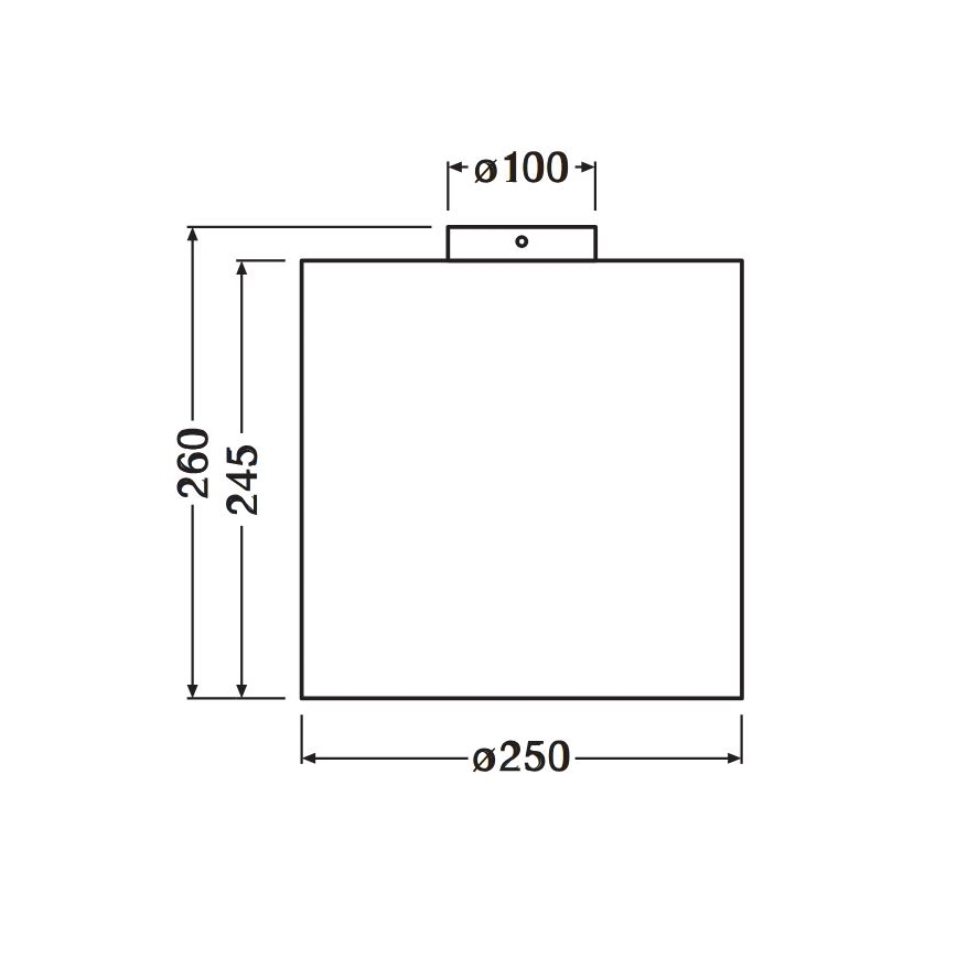 Ledvance - Taklampa DECOR CARDBOARD 1xE27/15W/230V diameter 25 cm