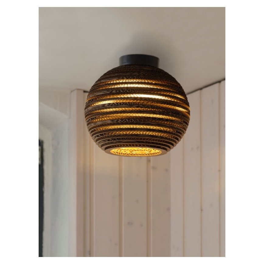Ledvance - Taklampa DECOR CARDBOARD 1xE27/15W/230V diameter 26 cm