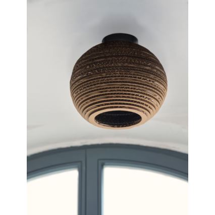 Ledvance - Taklampa DECOR CARDBOARD 1xE27/15W/230V diameter 26 cm