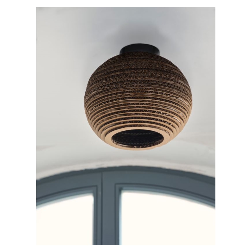Ledvance - Taklampa DECOR CARDBOARD 1xE27/15W/230V diameter 26 cm