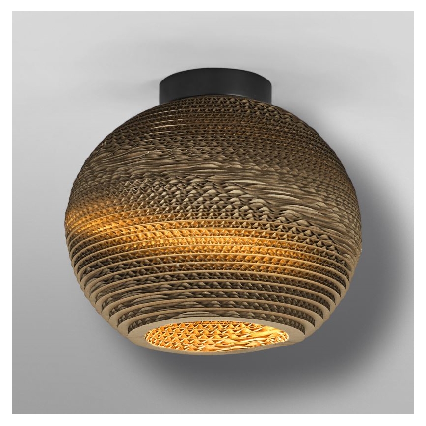 Ledvance - Taklampa DECOR CARDBOARD 1xE27/15W/230V diameter 26 cm