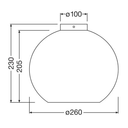Ledvance - Taklampa DECOR CARDBOARD 1xE27/15W/230V diameter 26 cm