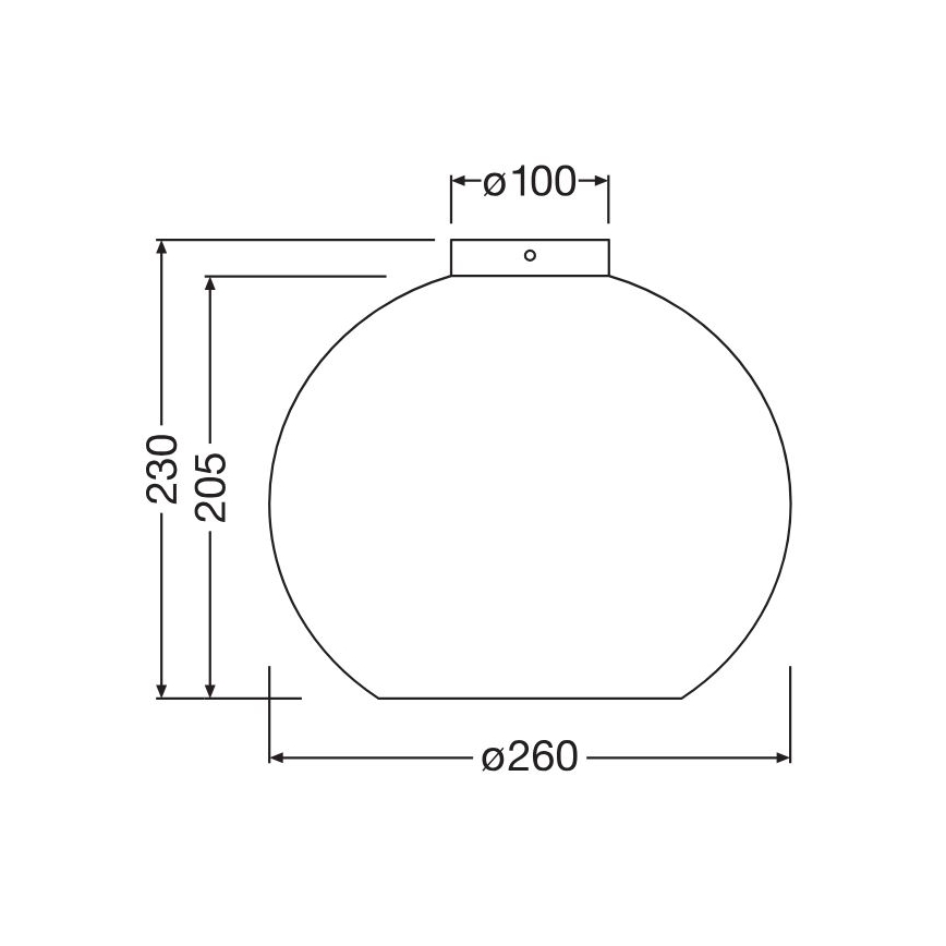 Ledvance - Taklampa DECOR CARDBOARD 1xE27/15W/230V diameter 26 cm