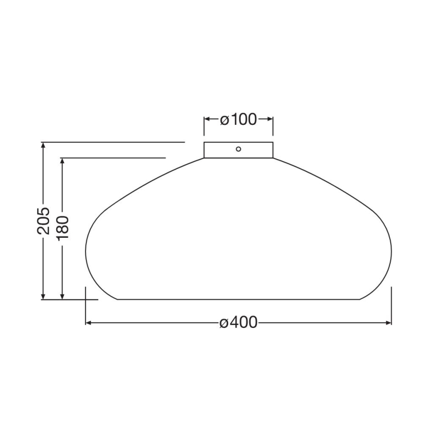 Ledvance - Taklampa DECOR CARDBOARD 1xE27/15W/230V diameter 40 cm