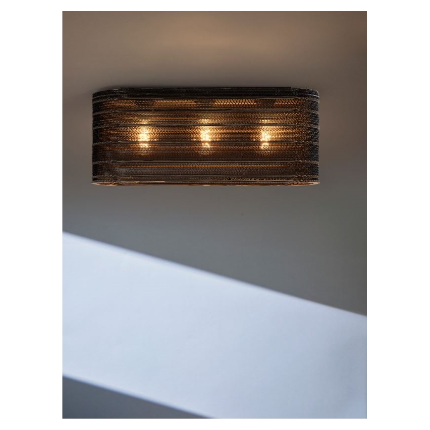 Ledvance - Taklampa DECOR CARDBOARD 3xE27/15W/230V