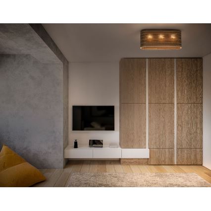 Ledvance - Taklampa DECOR CARDBOARD 3xE27/15W/230V