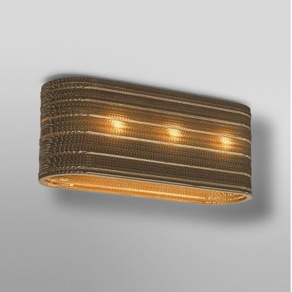 Ledvance - Taklampa DECOR CARDBOARD 3xE27/15W/230V