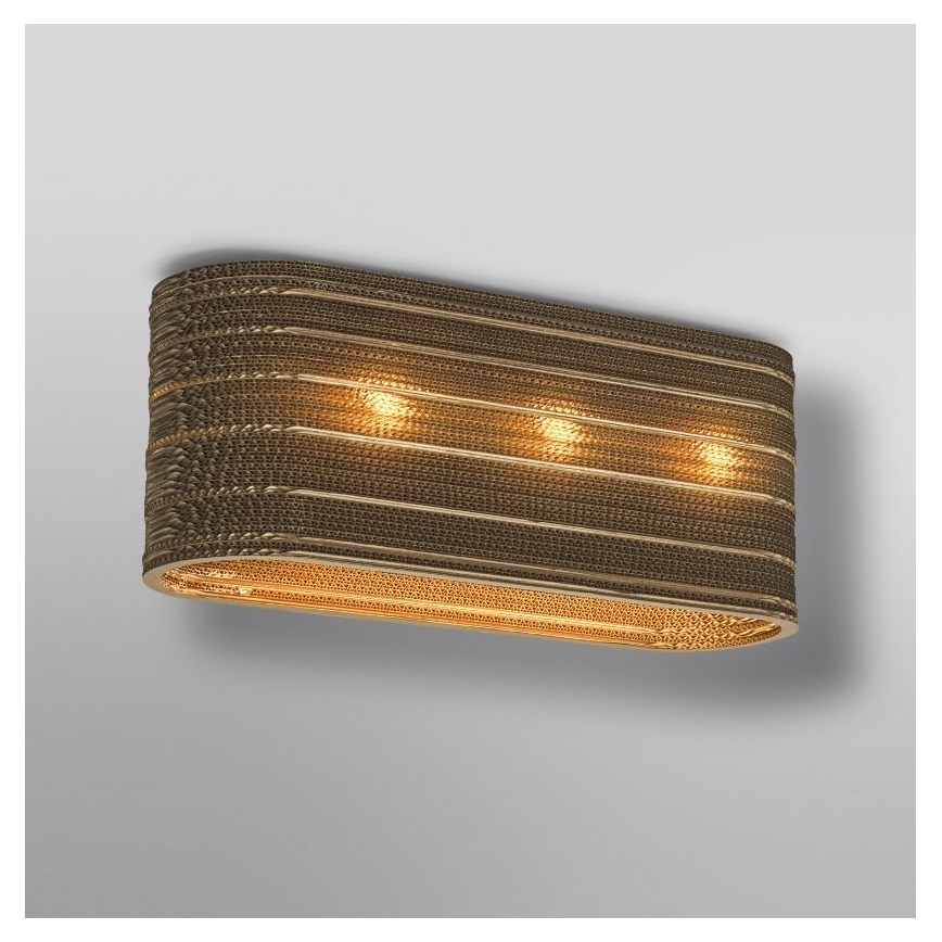 Ledvance - Taklampa DECOR CARDBOARD 3xE27/15W/230V