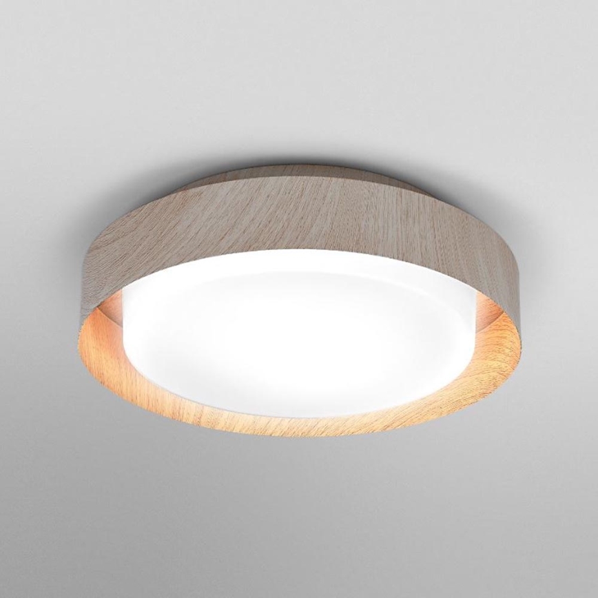 Ledvance - Taklampa ORBIS MADRID 2xE27/10W/230V trä
