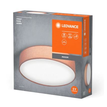 Ledvance - Taklampa ORBIS PARIS 2xE27/25W/230V brun