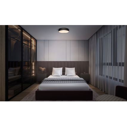 Ledvance - Taklampa ORBIS PARIS 2xE27/25W/230V svart