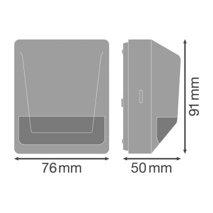 Ledvance - Utomhus infraröd rörelsesensor 230V IP55 vit