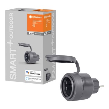 Ledvance - Utomhus smart uttag SMART+ PLUG 3680W Wi-Fi IP44