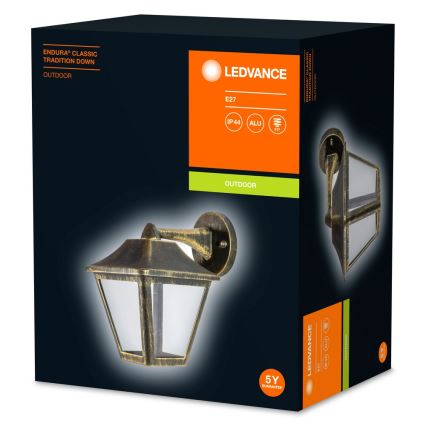 Ledvance - Utomhus Väggbelysning ENDURA 1xE27/60W/230V IP44