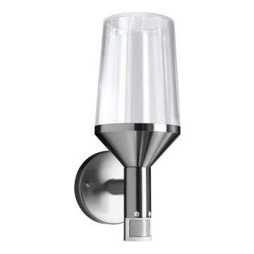 Ledvance - Utomhus Väggbelysning med sensor CALICE 1xE27/60W/230V IP44