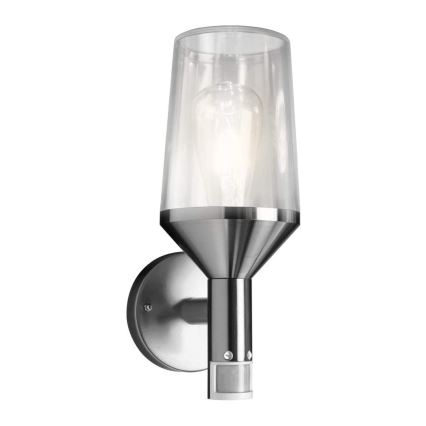 Ledvance - Utomhus Väggbelysning med sensor CALICE 1xE27/60W/230V IP44