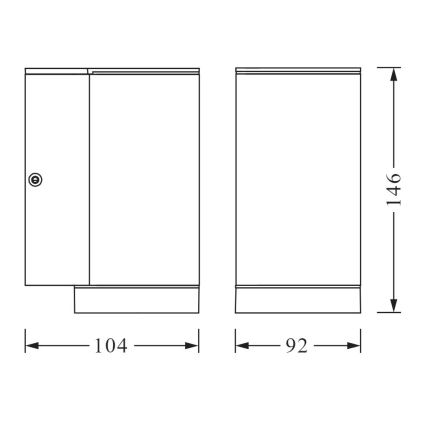Ledvance - Utomhus vägglampa  BEAM 1xGU10/35W/230V IP44