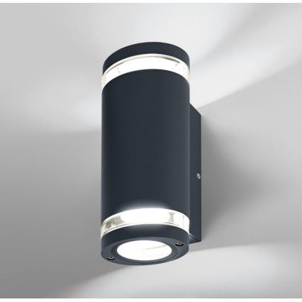 Ledvance - Utomhus vägglampa  BEAM 2xGU10/35W/230V IP44