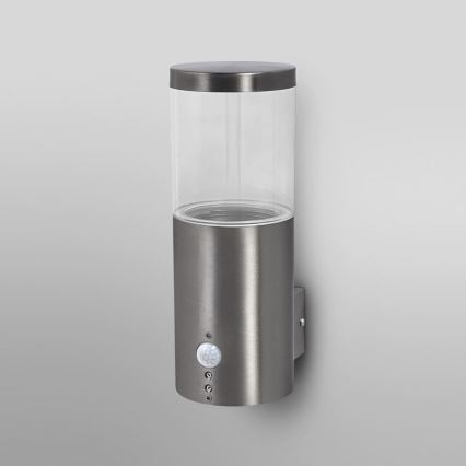 Ledvance - Utomhus vägglampa med sensor EBRO 1xE27/20W/230V IP44
