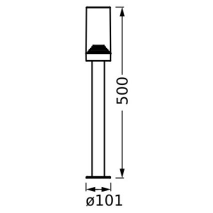 Ledvance - Utomhuslampa AMBER 1xE27/20W/230V IP44