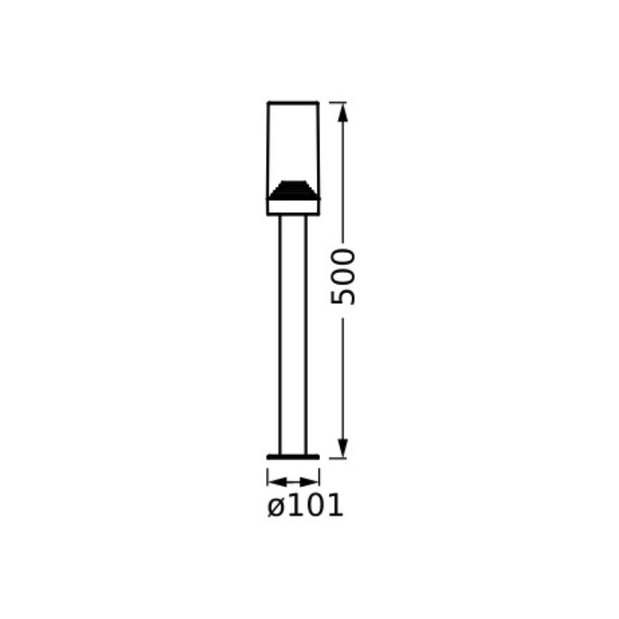 Ledvance - Utomhuslampa AMBER 1xE27/20W/230V IP44
